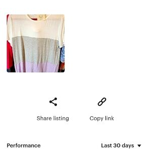 Purple and Grey and tan women's blouse xlg